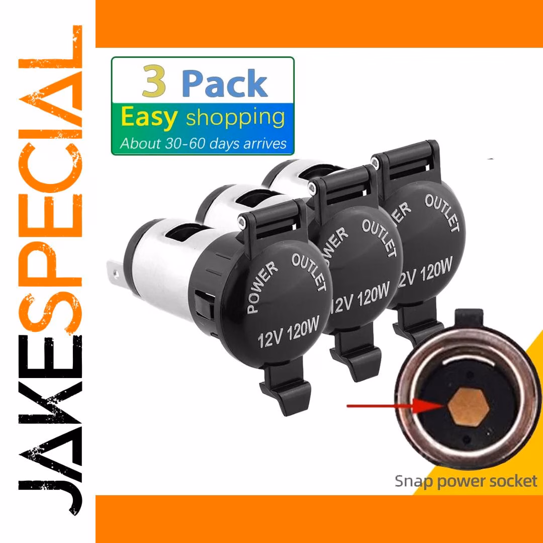 12V-24V Cigarette Lighter Socket Waterproof 250W - Image 8