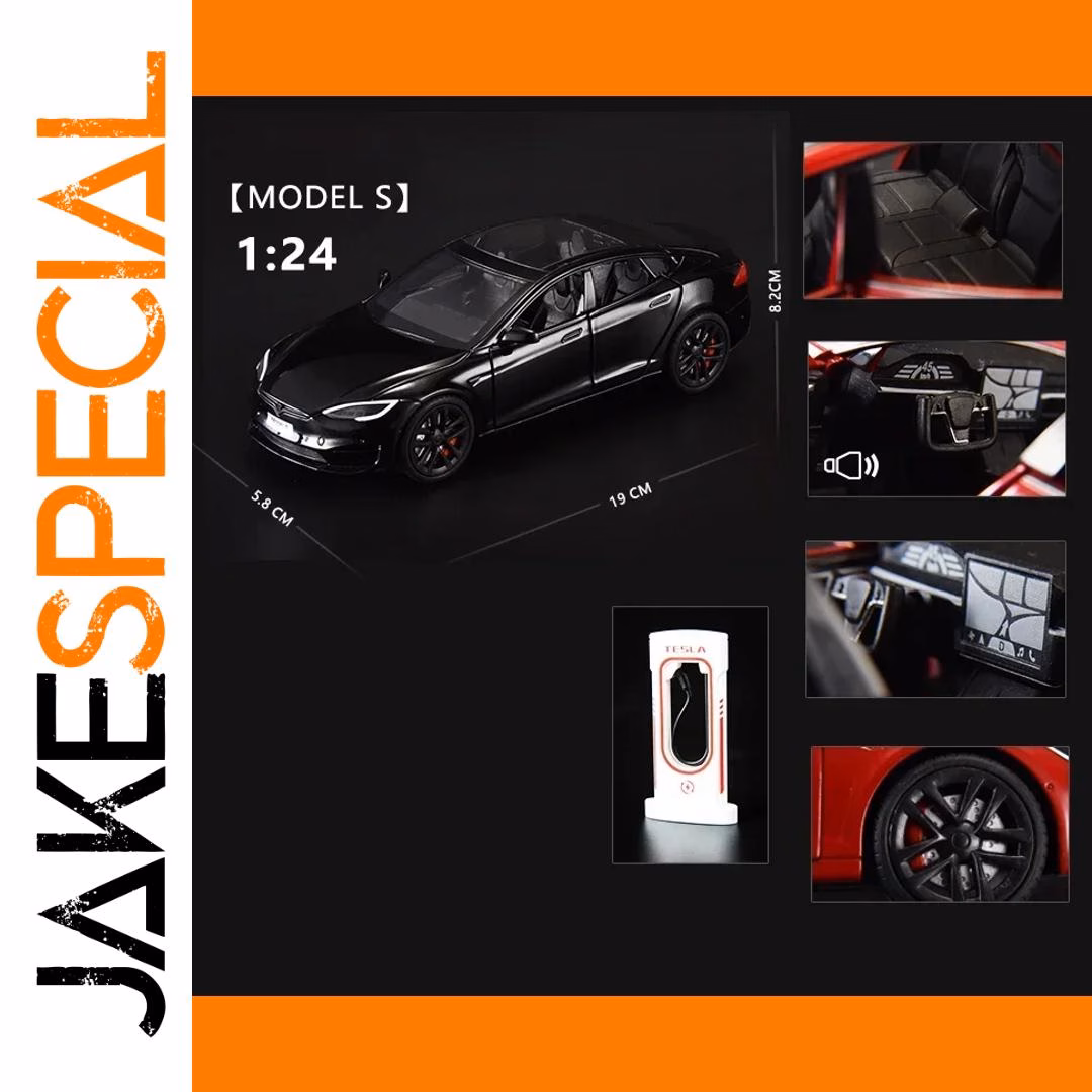 1/24 Scale Diecast Model S Collectible Car - Image 7