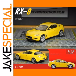 Mazda RX-8 1/64 Scale Model Yellow