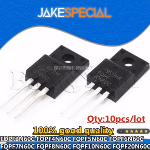 10PCS Transistor Set TO-220F Models FQPF Series