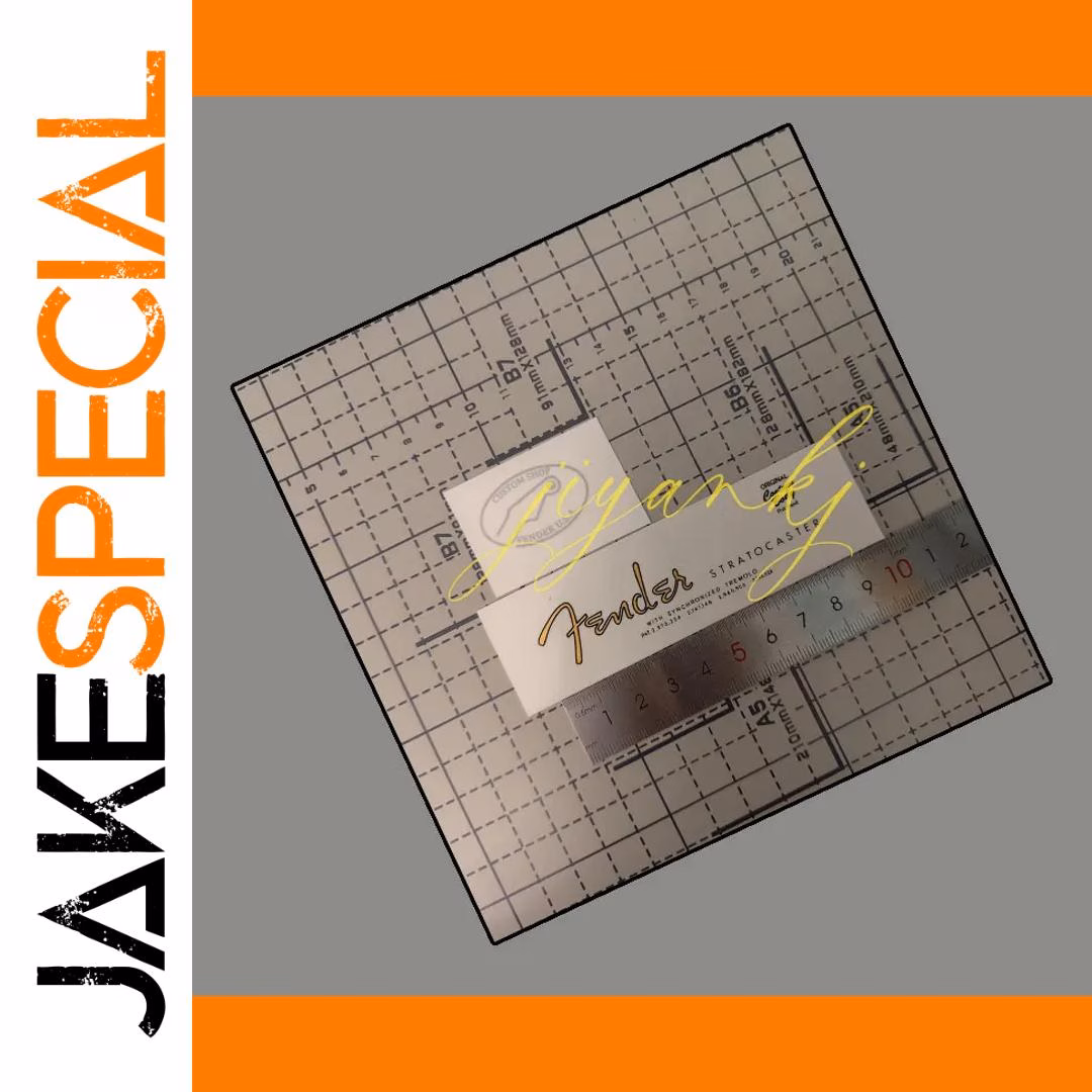 3-Piece Paper Fender Headstock Decals
