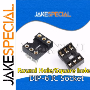 20PCS DIP-6 IC Sockets for Electronic Projects