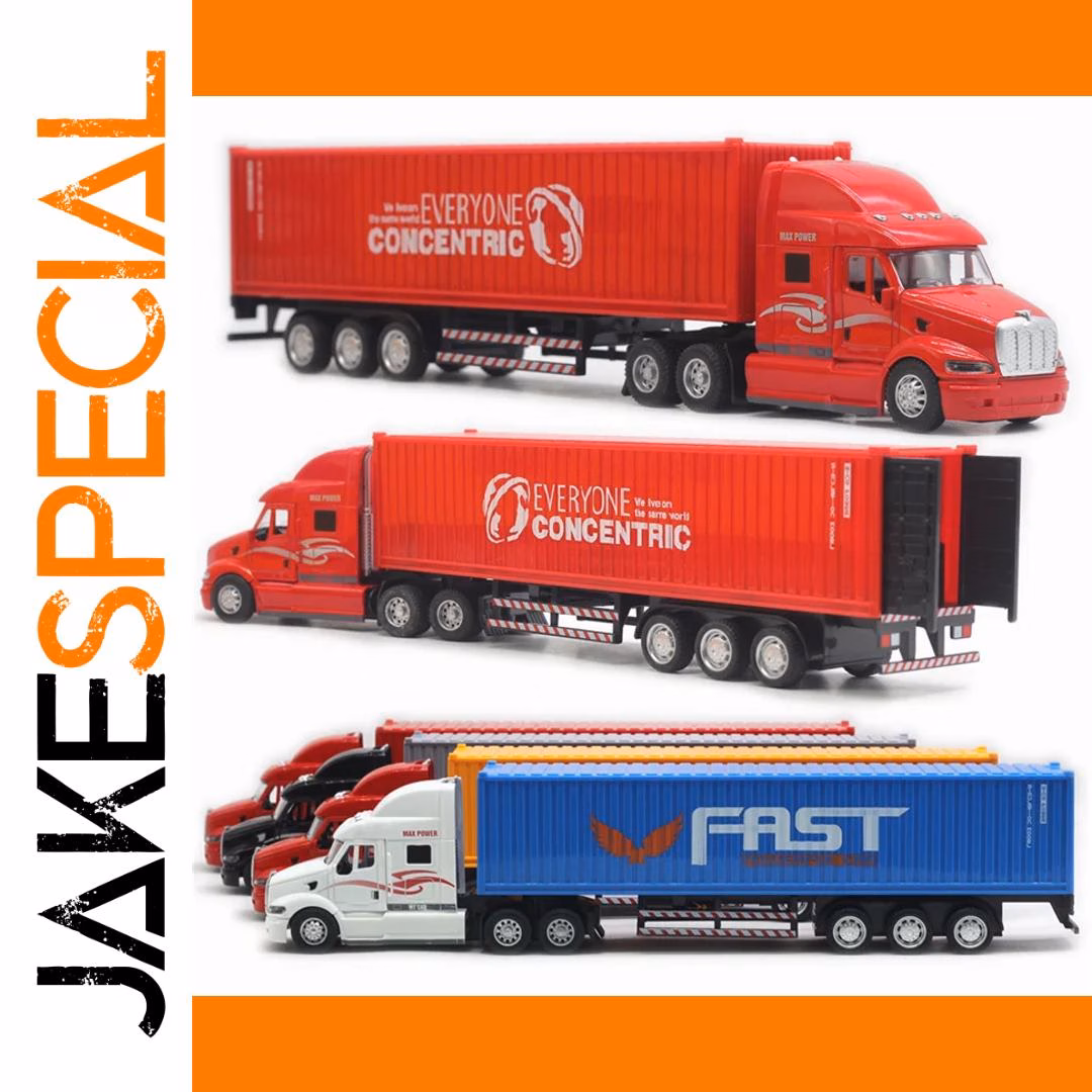 1/48 Scale Diecast Container Truck Model - Image 5