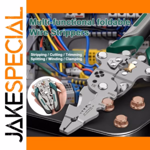 Foldable Multi-Functional Wire Stripper Tool