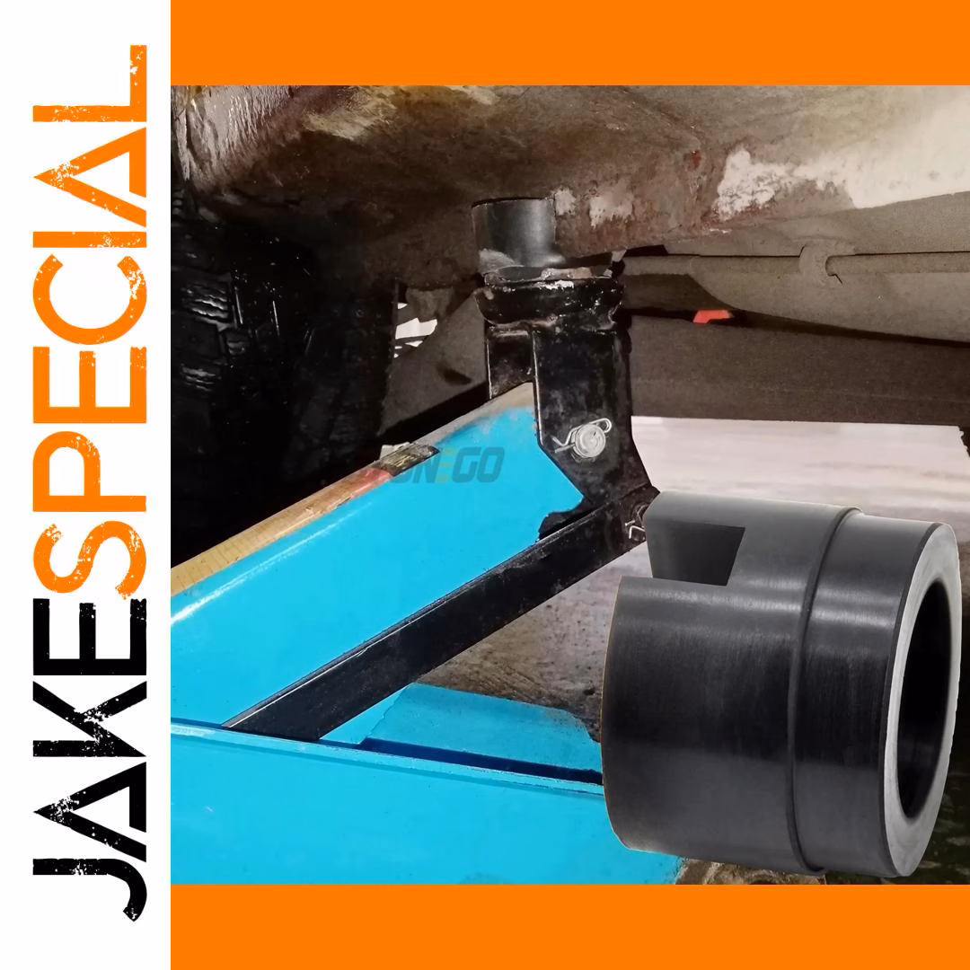 Floor Slotted Rubber Jack Pad 50mm x 38mm - Image 2