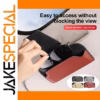 Universal Car Sunglasses Holder Case Red
