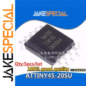 Set of 5PCS ATTINY45-20SU IC Chips