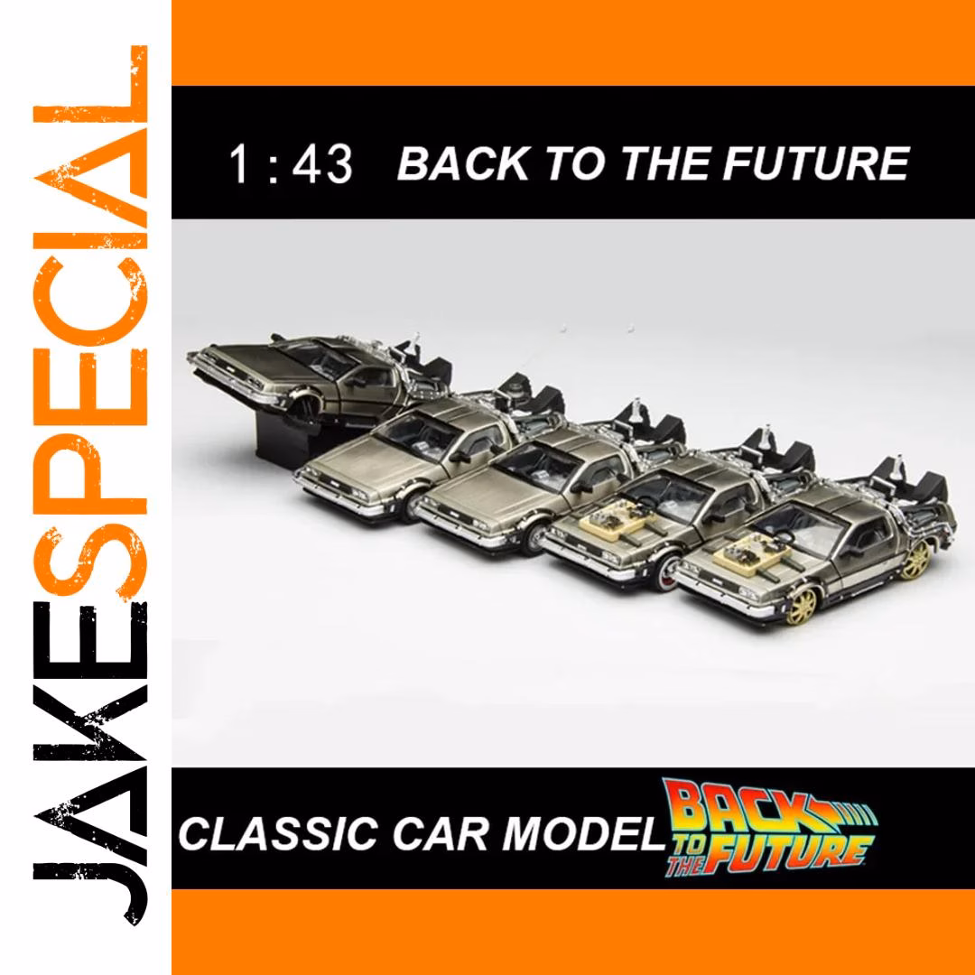 1/43 Scale DeLorean DMC-12 Diecast Model