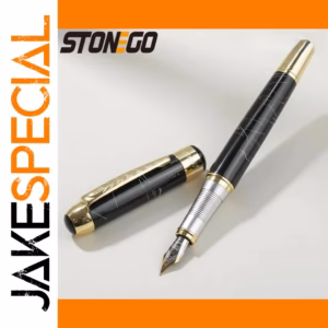 STONEGO Retro Luxury Fountain Pen Black Gold