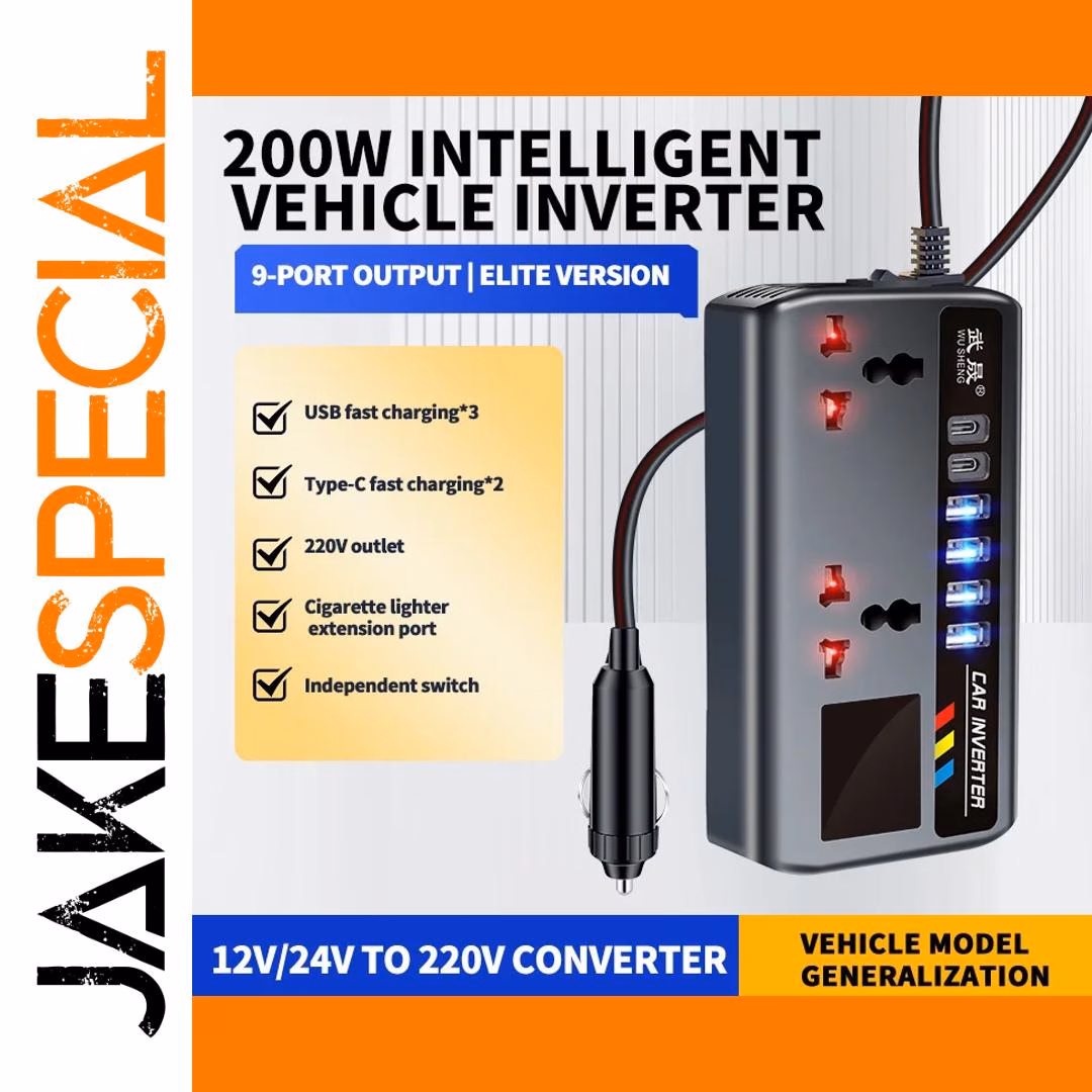 Car Inverter Converter DC 12V/24V to AC 220V - Image 8