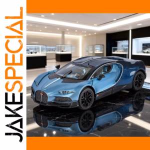 1:24 Scale Blue Miniature Car Model with Sound