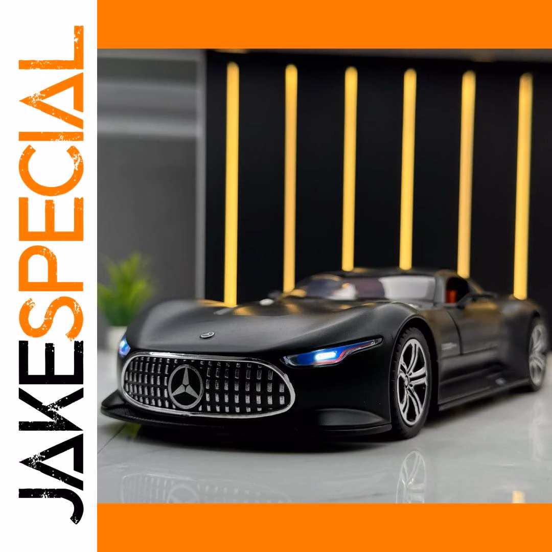 1:24 Scale AMG Alloy Model Car Black