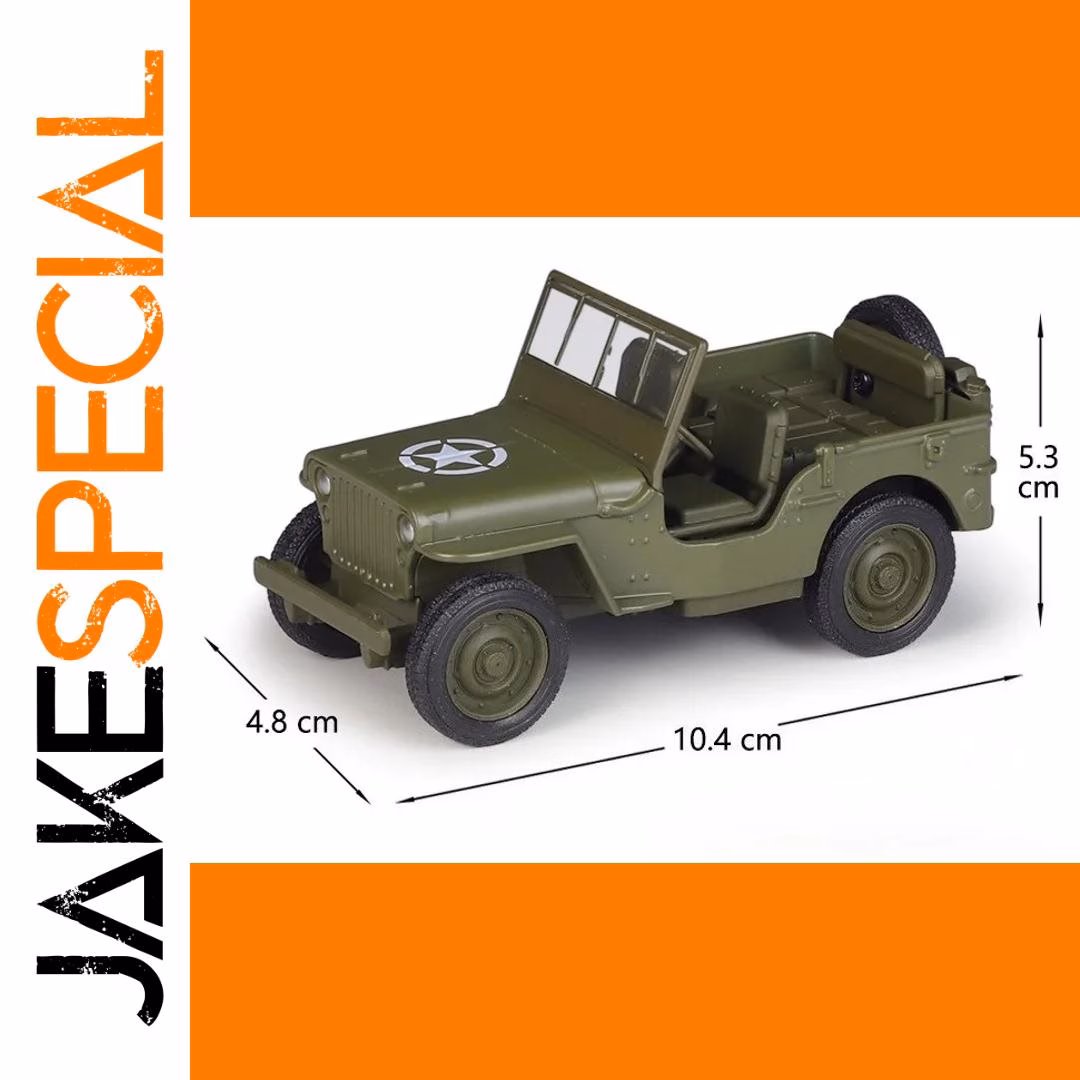 Willys Military Vehicle Model 1/36 Scale Classic - Image 2
