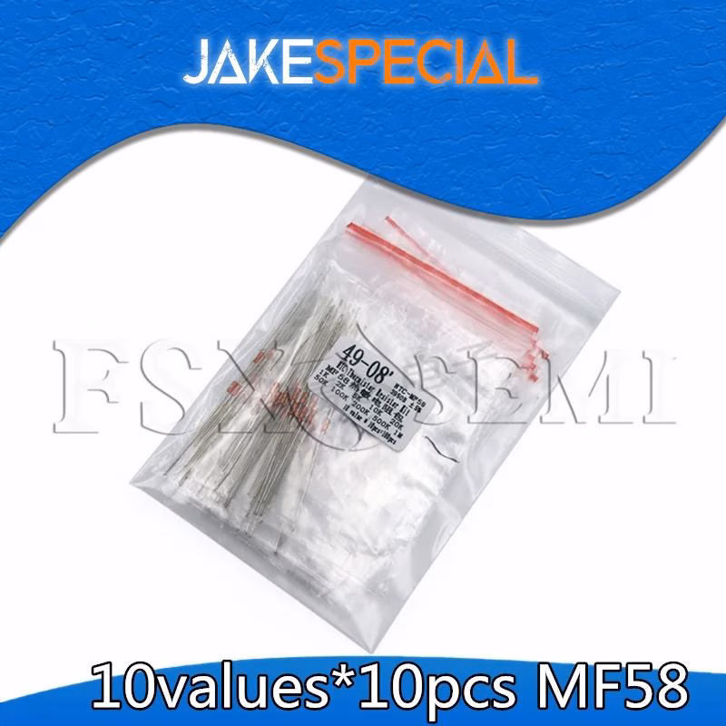 MF58 NTC Thermistor Resistor Kit 100PCS