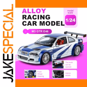 M3 GTR E46 1:24 Scale Diecast Model Car