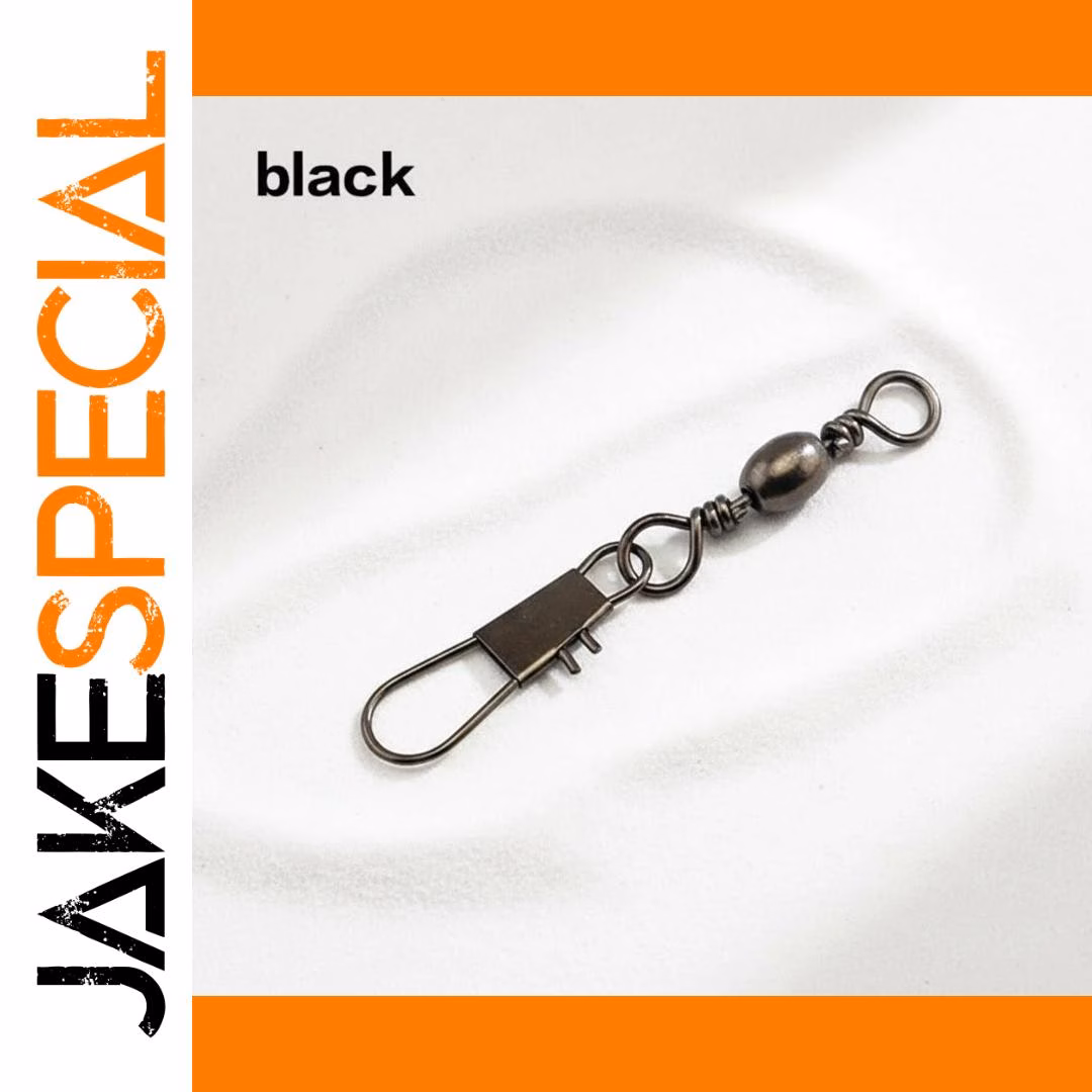 100PCS Brass Swivel Fishing Connectors 32mm - Image 9