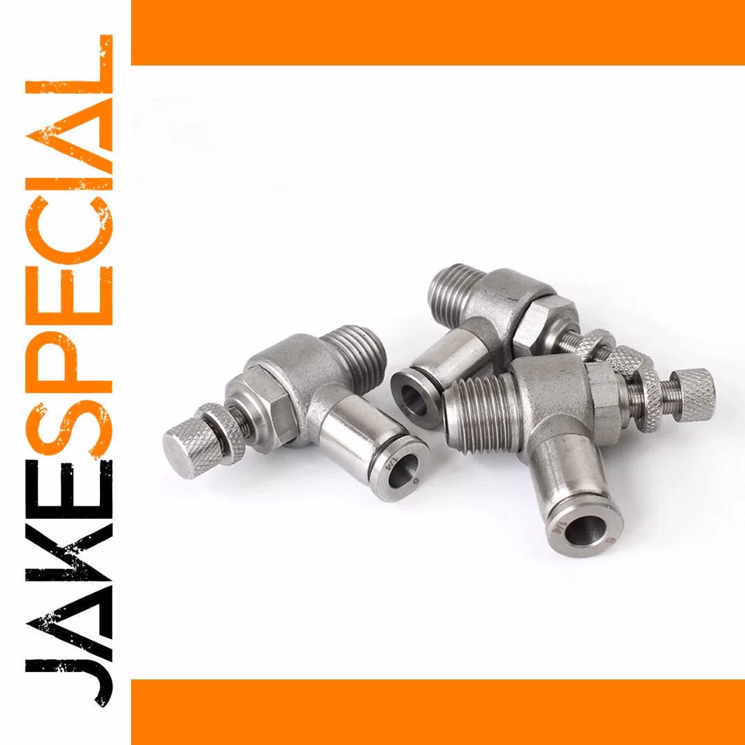 Throttle Valve 304 Stainless Steel with BSPT Threads - Image 5