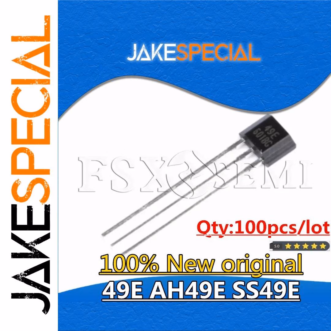 49E Hall Effect Sensor Linear Switch 100PCS Lot