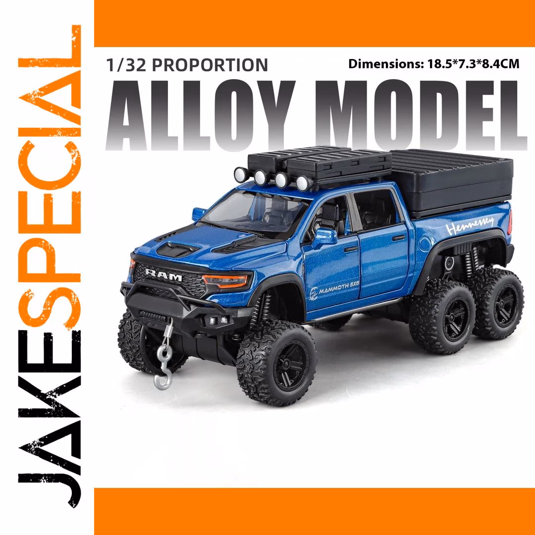 1:32 Scale Tyrannosaurus 6X6 Pickup Truck - Image 9