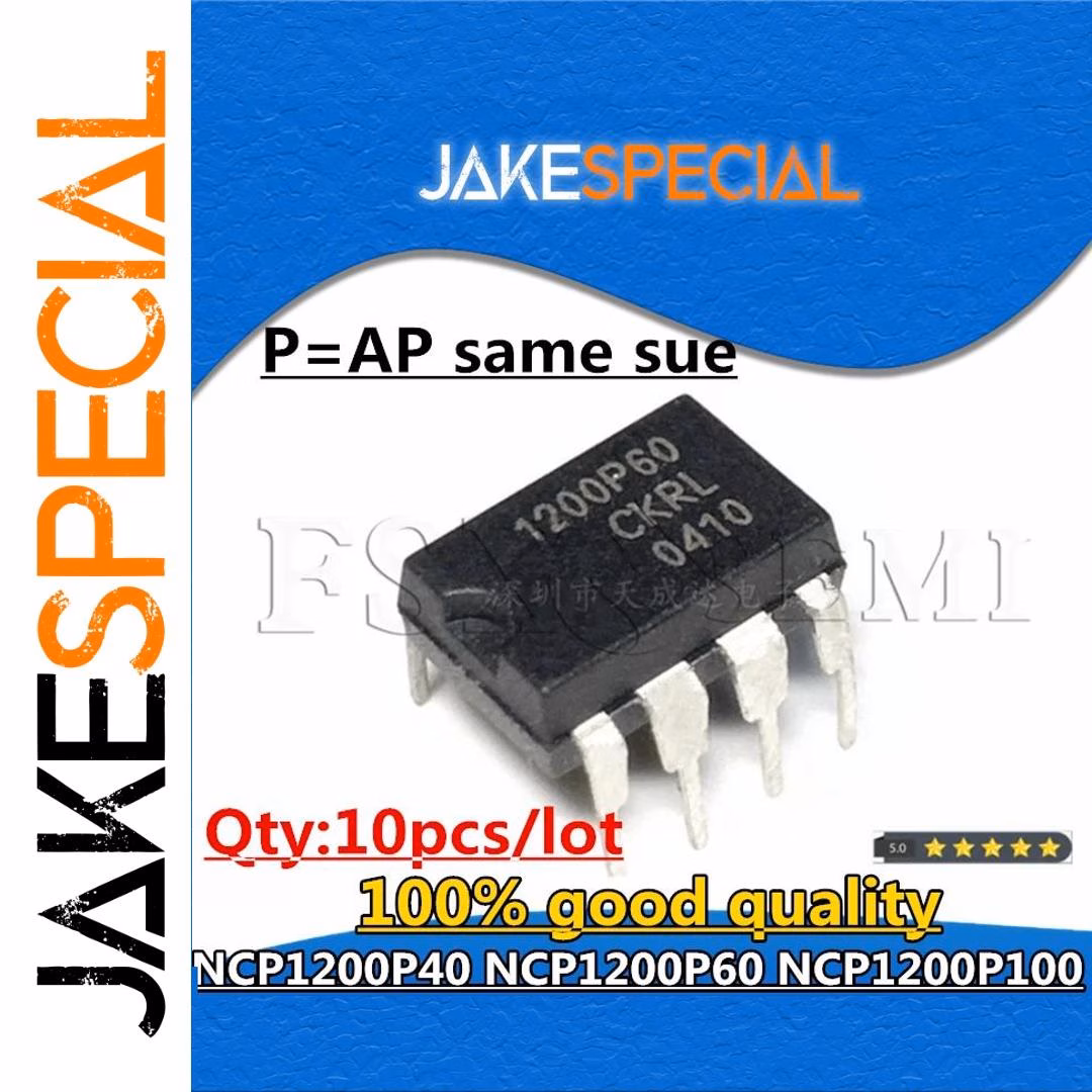 10PCS NCP1200 DIP IC Chips Set