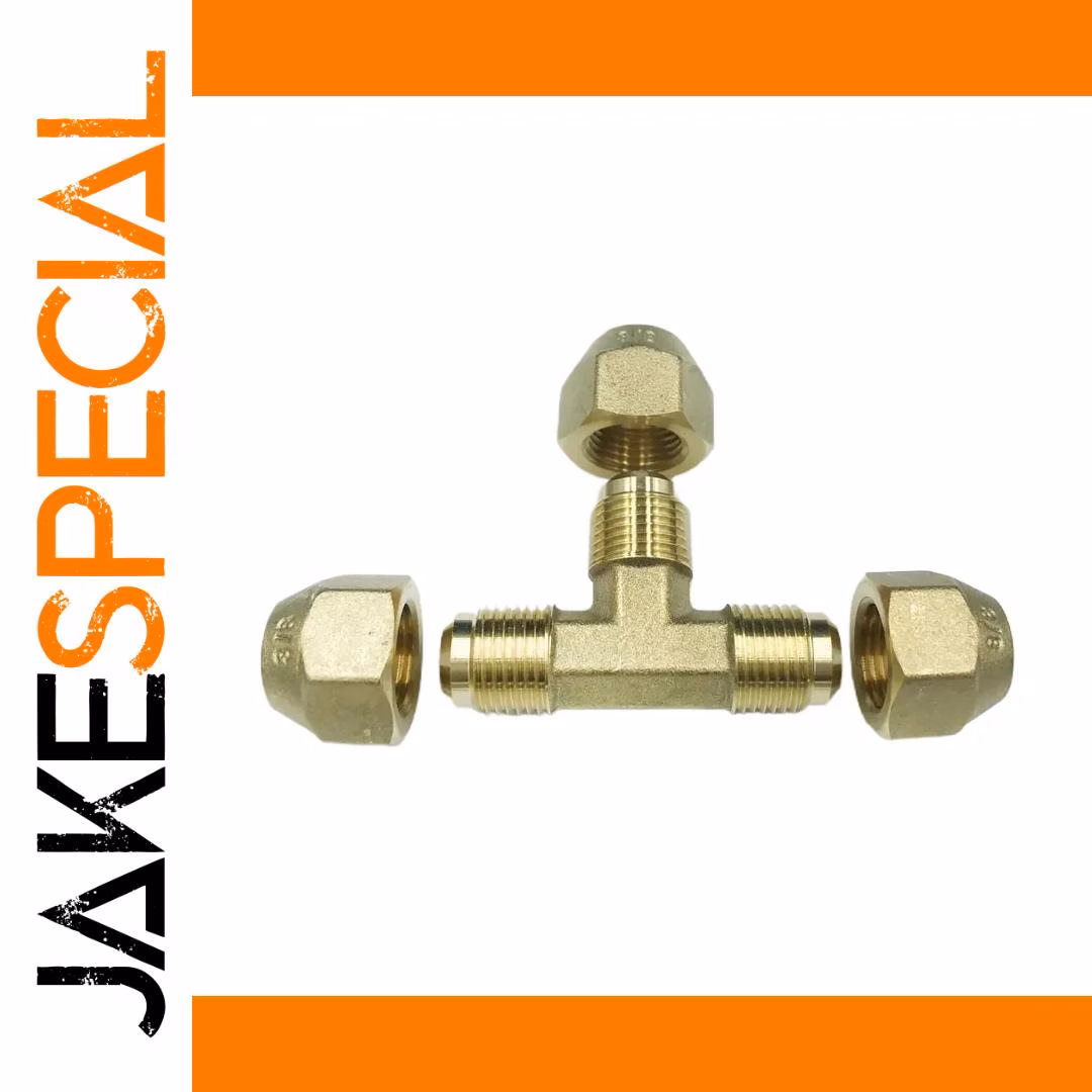 Brass Tee Connector for Air Conditioning Systems - Image 4