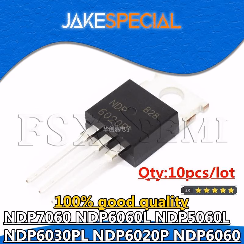 10PCS NDP6020P TO-220 Integrated Circuits