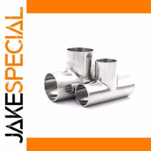 Butt Welded Tee Fitting SS304 SS316L 12.7-108mm