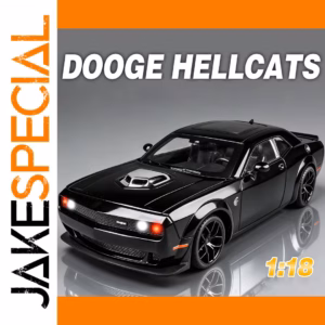 1/18 Die-Cast Hellcat Car Model - Black Finish