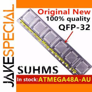 Set of 5 ATMEGA48A-AU Microcontroller Chips