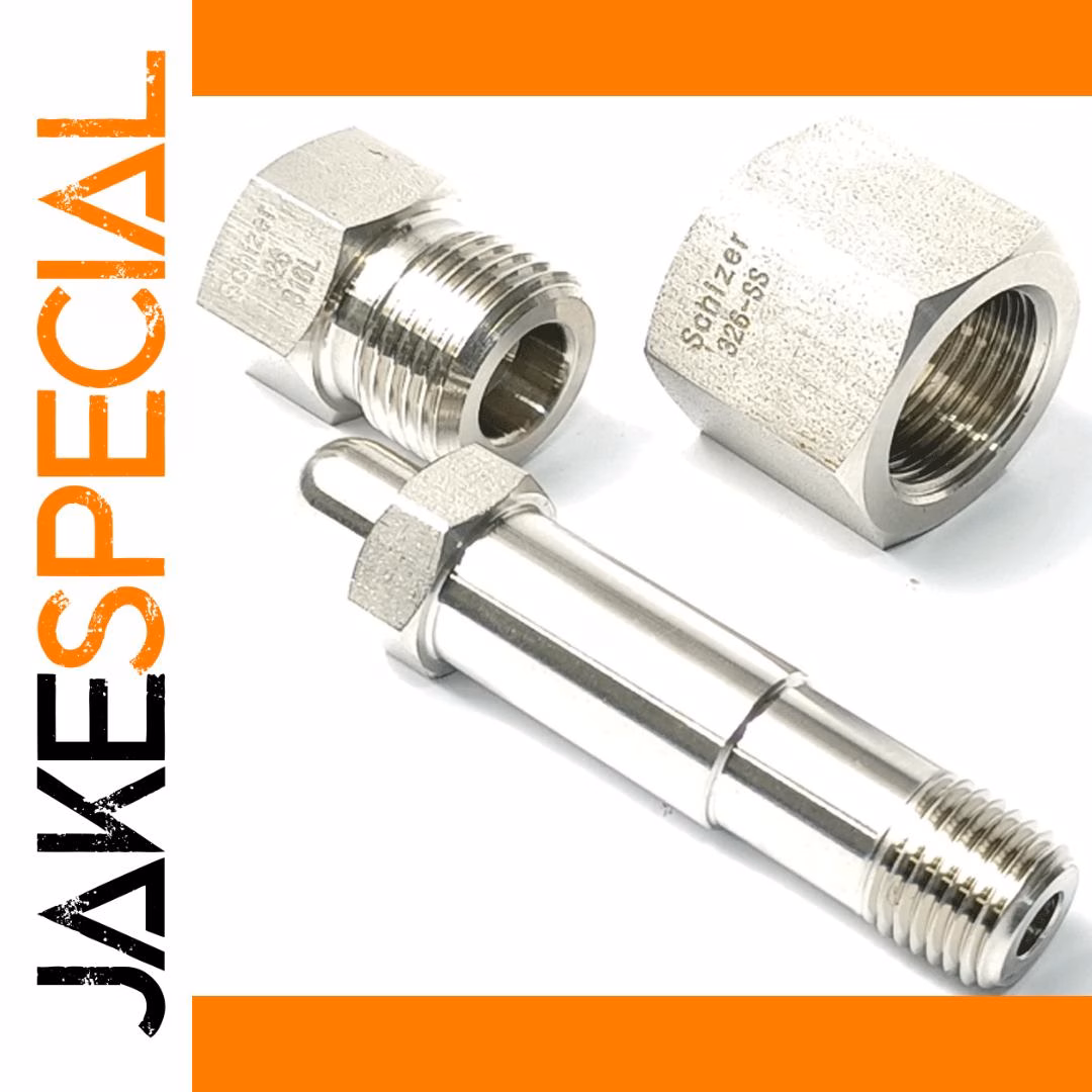 CGA326 Stainless Steel Auto Weld Connector
