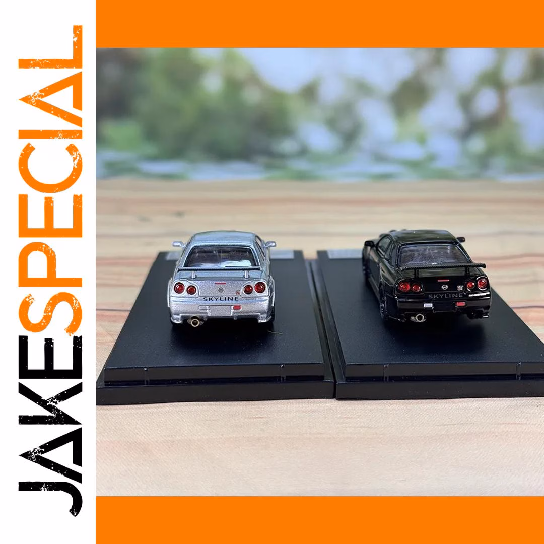 1:64 Nissan Skyline GT-R R34 Diecast Model – Image 4