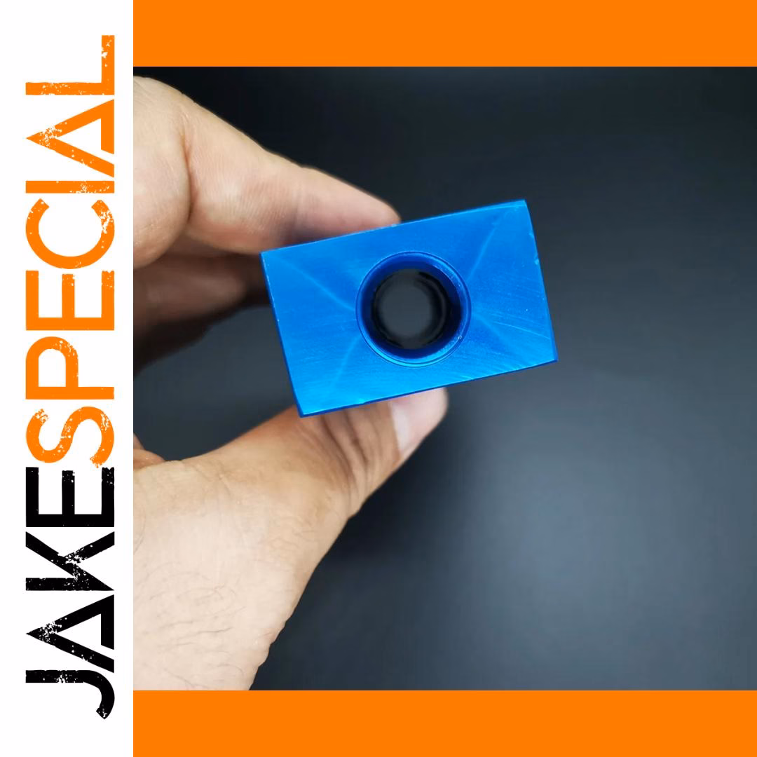 Blue Aluminum Manifold Block Splitter 1-4 Way - Image 3