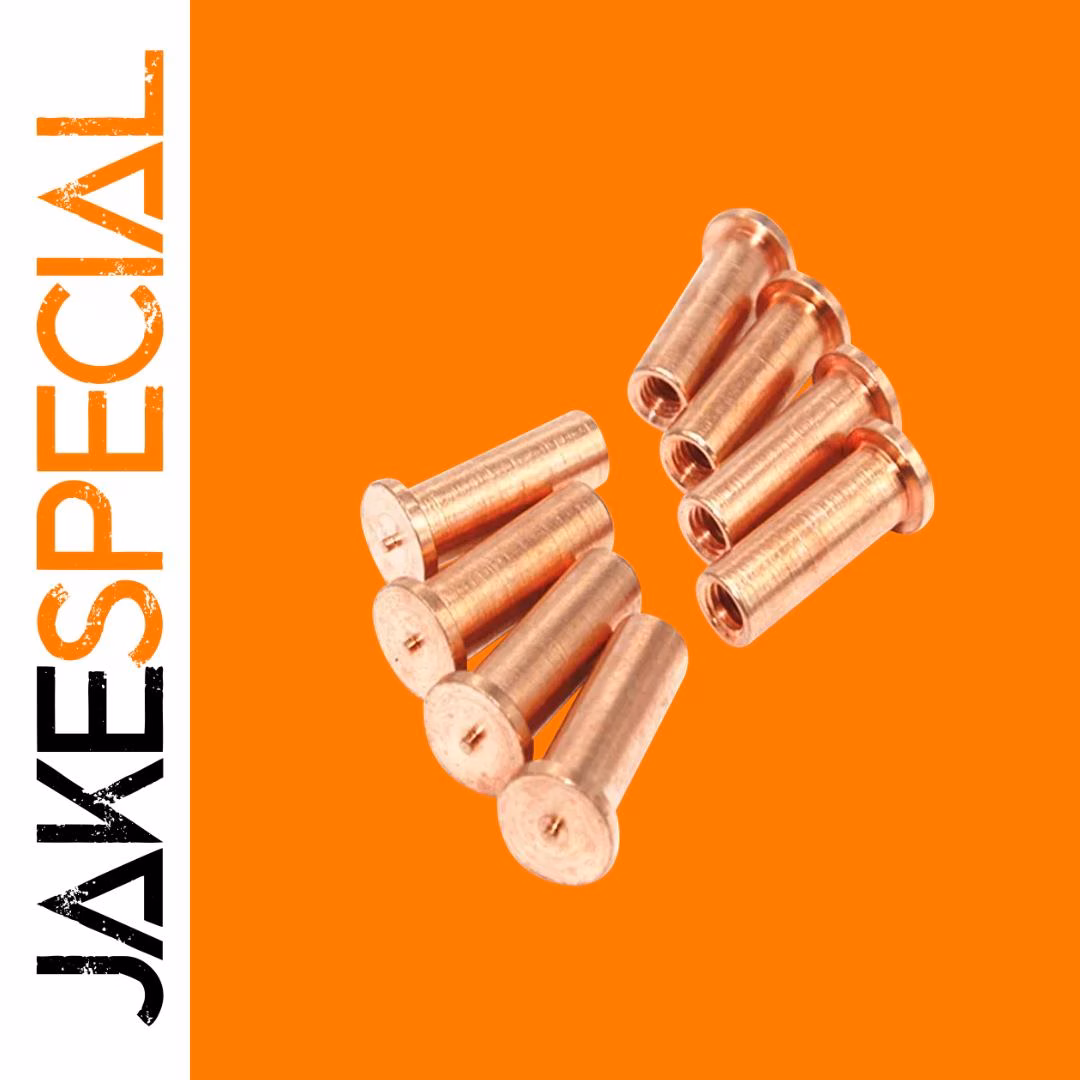 Copper-Plated Iron Welding Studs Set of 10 - Image 2