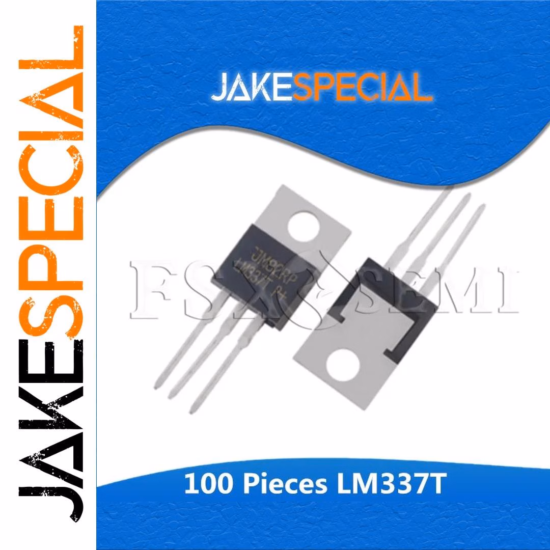 100PCS LM337T Voltage Regulators TO-220 Package