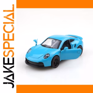 1:43 Scale Sky Blue 911 Racing Car Model