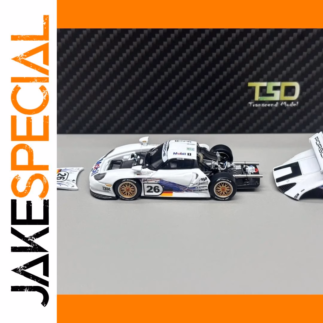 Porsche 911 GT1 1:64 Scale Diecast Model - Image 6
