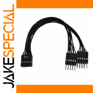 USB 9-Pin Female to Male Splitter Adapter