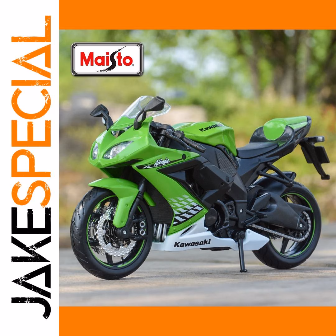 Kawasaki Ninja ZX-10R 1:12 Scale Diecast Model - Image 8