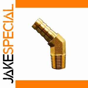 Brass Pipe Fitting Adapter 45-Degree Elbow