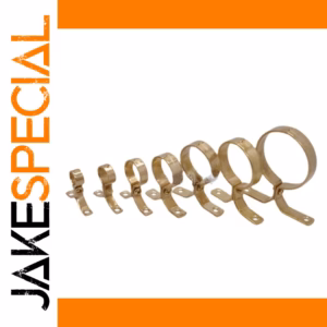 Brass Pipe Clamp Set for 12mm to 54mm Tubes