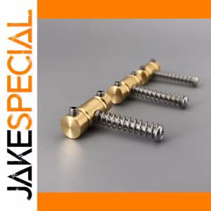 Brass Bridge Saddles for Tele Guitars Set of 3