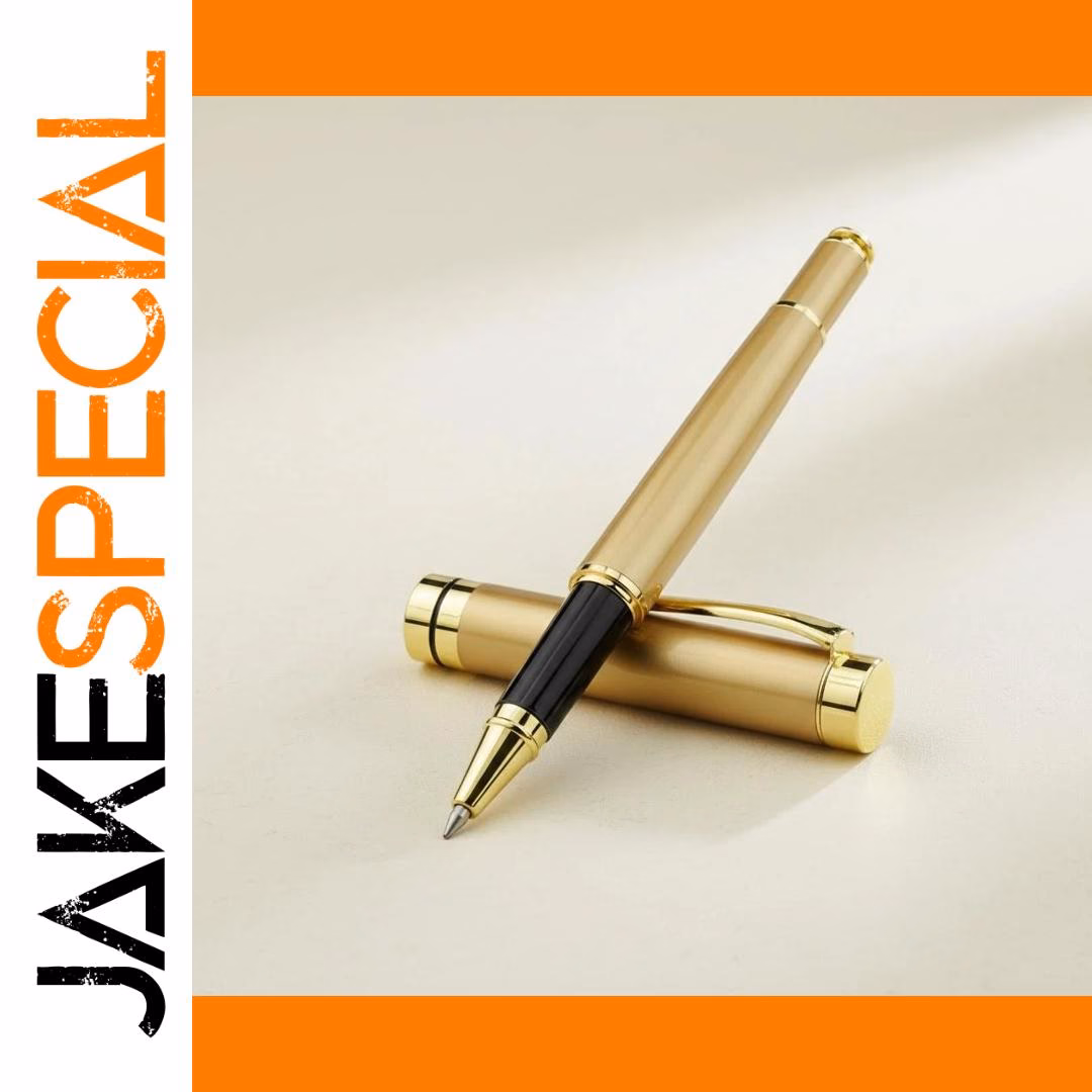 Sleek Stainless Steel Rollerball Pen 0.5mm - Image 7