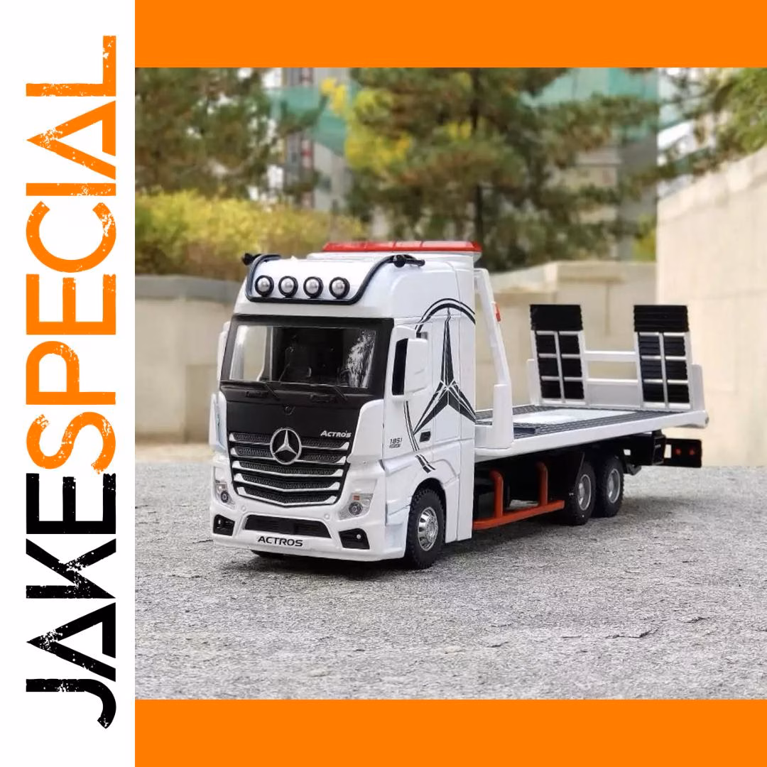 Diecast Metal Model 1:24 Wrecker Transporter - Image 5