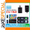 Wired to Wireless CarPlay Adapter for iPhone/Android