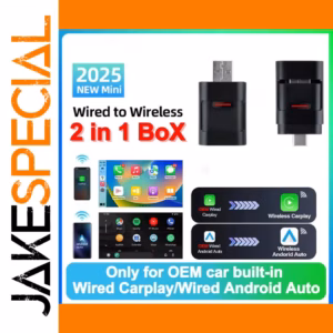 Wired to Wireless CarPlay Adapter for iPhone/Android