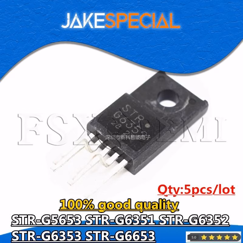 TO-220F Voltage Regulator Set of 5 PCS