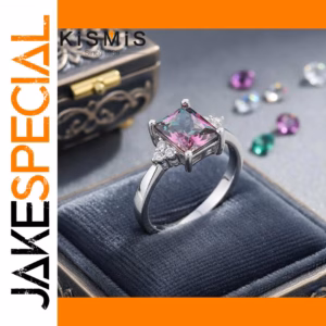 Stunning Princess-Cut Cubic Zirconia Ring