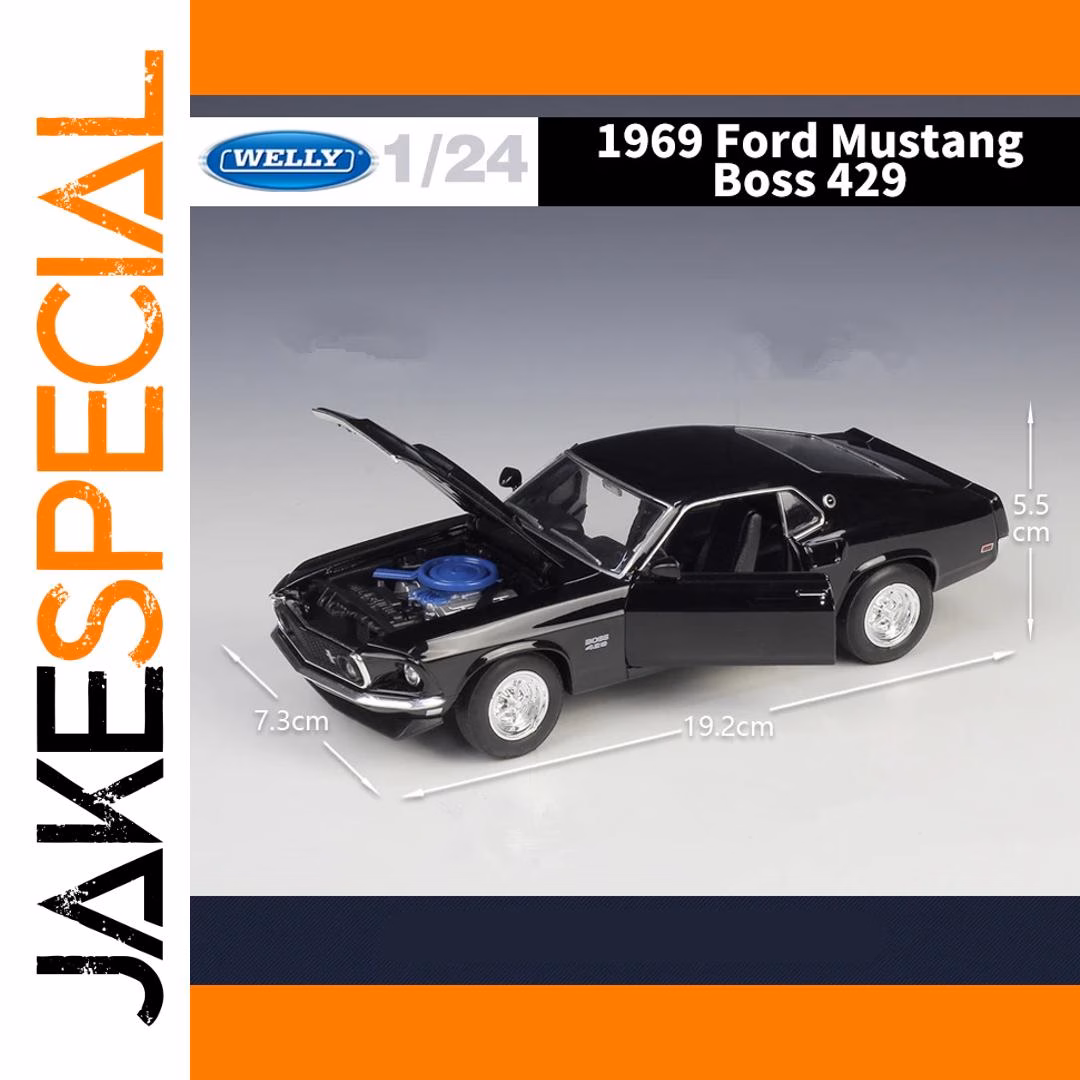 1969 Ford Mustang Boss 429 Model 1:24 Scale - Image 2