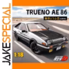1:18 Corolla Levin AE86 Alloy Scale Model Car