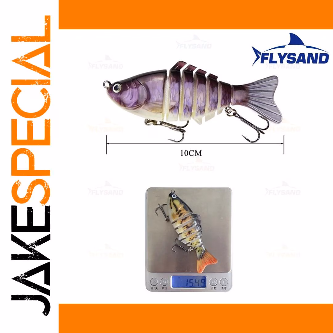 10cm Multi-Jointed Swimbait Lure for Fishing - Image 4